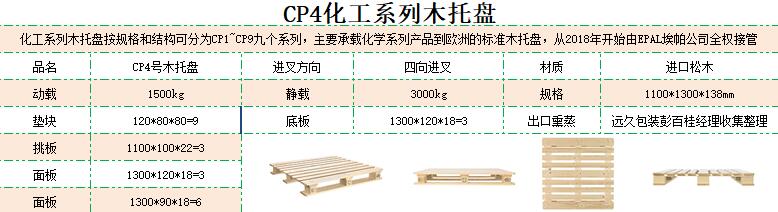 CP 4号化工木托盘